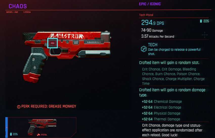 Cyberpunk 2077: список всех видов оружия - iceforge.ru