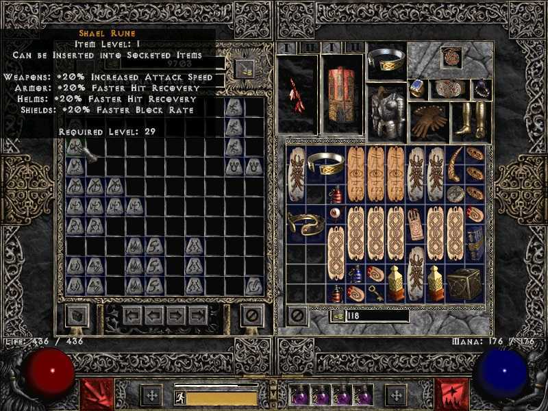Diablo 2: полный список рун