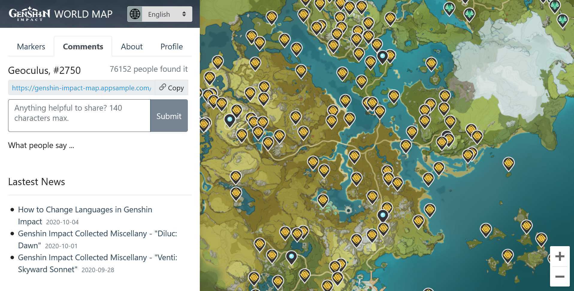 Genshin impact: interactive world map, как пользоваться интерактивной картой