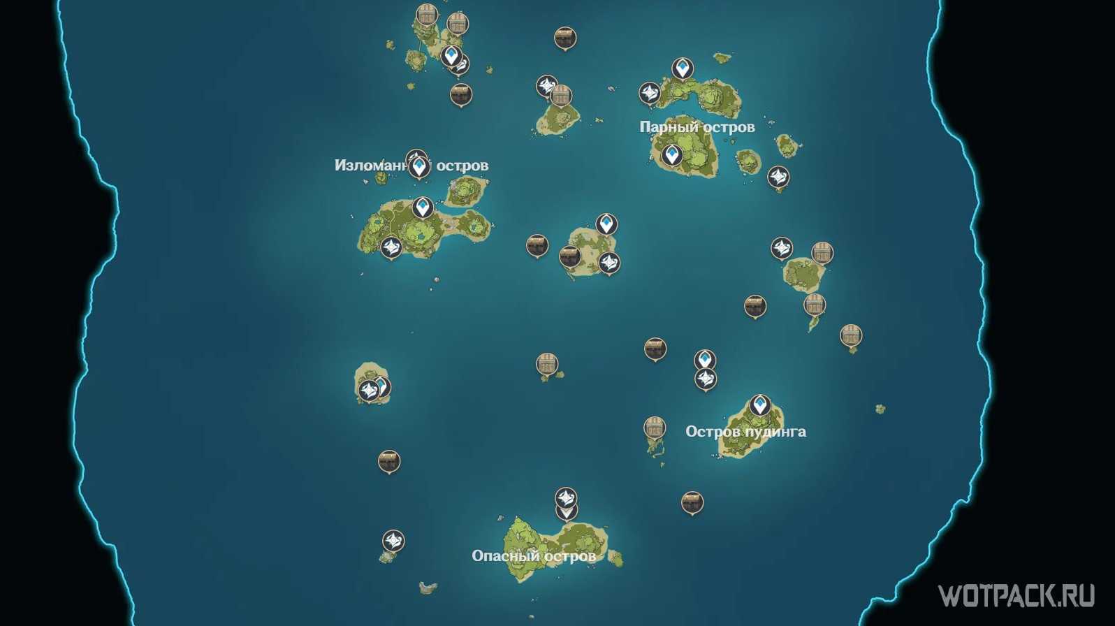 Все головоломки и загадки на архипелаге золотого яблока в genshin impact 2.8