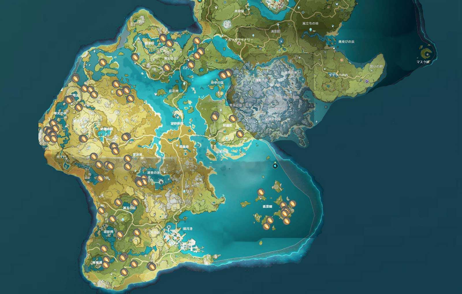 Geoculus locations and interactive map | genshin impact｜game8