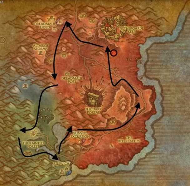 В преддверии выхода Warlords of Draenor, игрокам предстоит пройти небольшую квестовую цепочку в Верхней части Черной горы и Выжженных землях