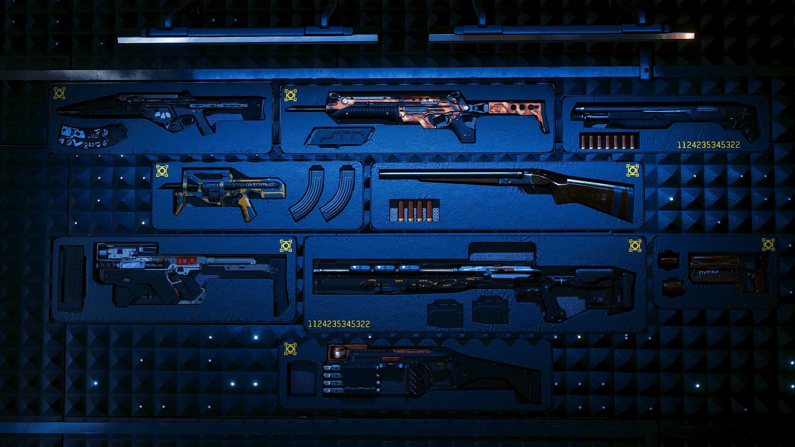Cyberpunk 2077 все оружие на стене хранения и где его взять