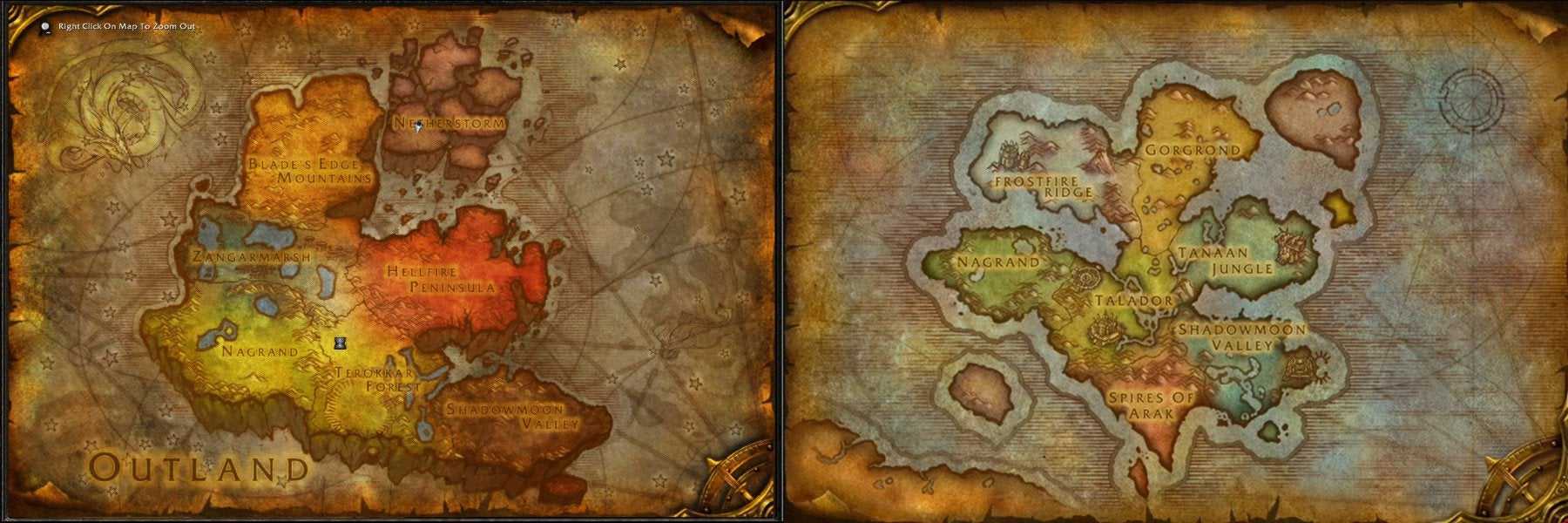 Warlords of draenor map